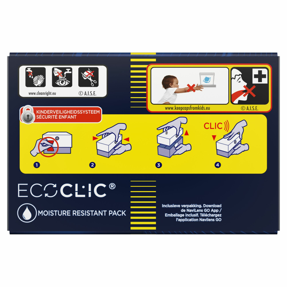 4x Dash Wasmiddelcapsules 4in1 Platinum Pods Color +Extra Vlekkenverwijderaar12 stuks
