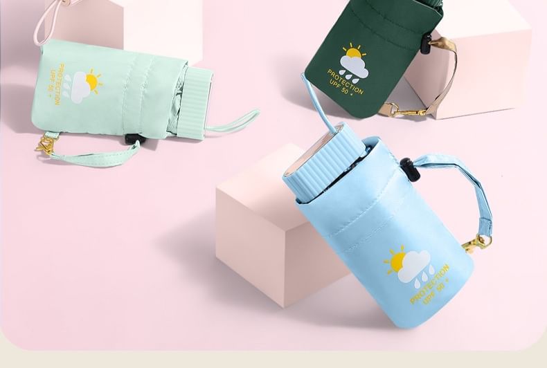 Fenmo - Compacte paraplu met zonneprint