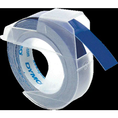 Dymo Prägeband glänzend, blau, 9 mm x 3 m, 3 Stück