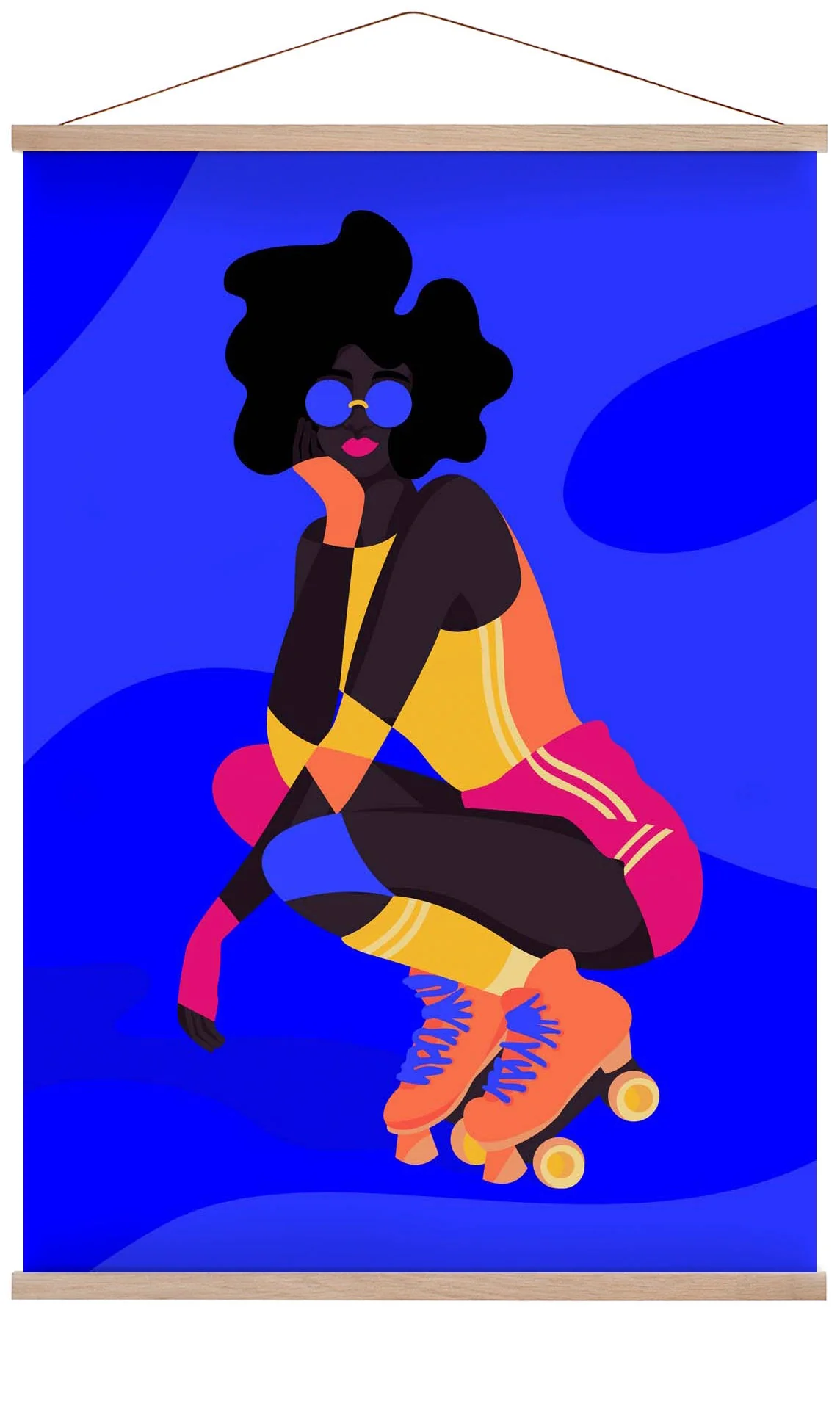 Roller Girl von Sofia Doudine