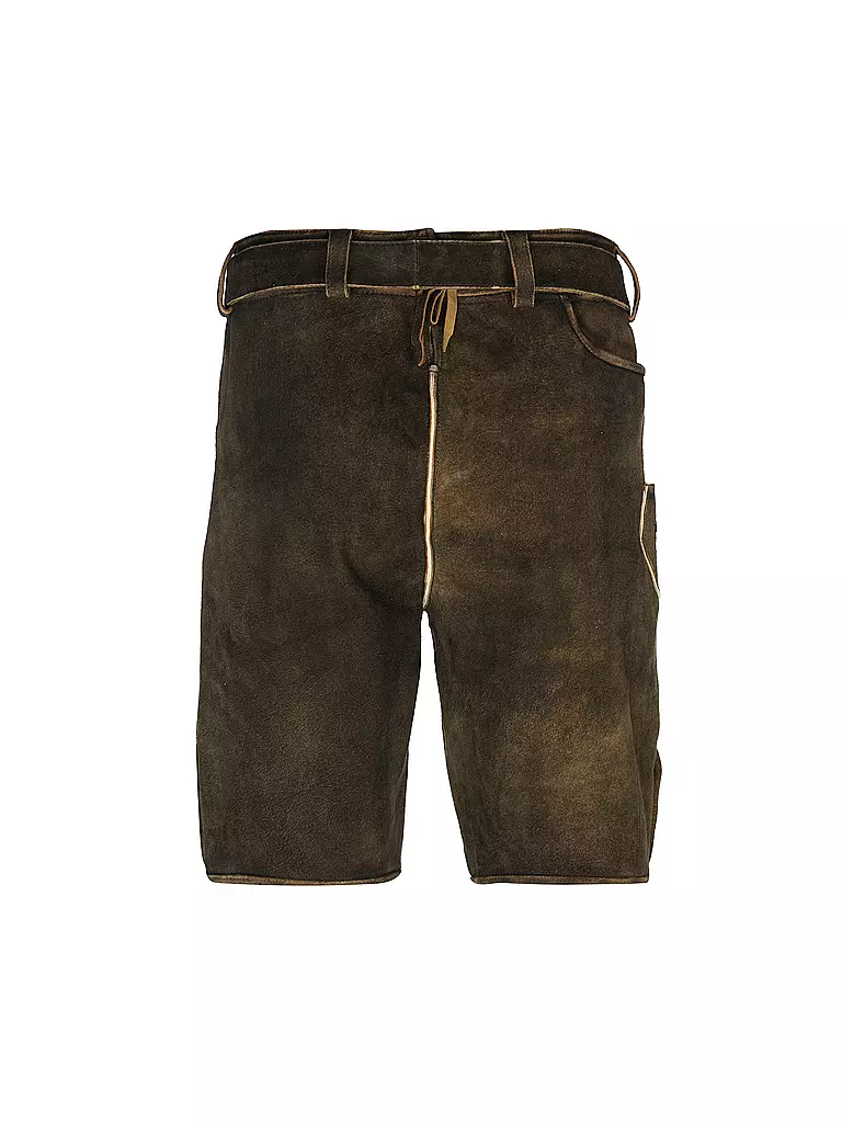 GWEIH & SILK Lederhose JULIAN braun