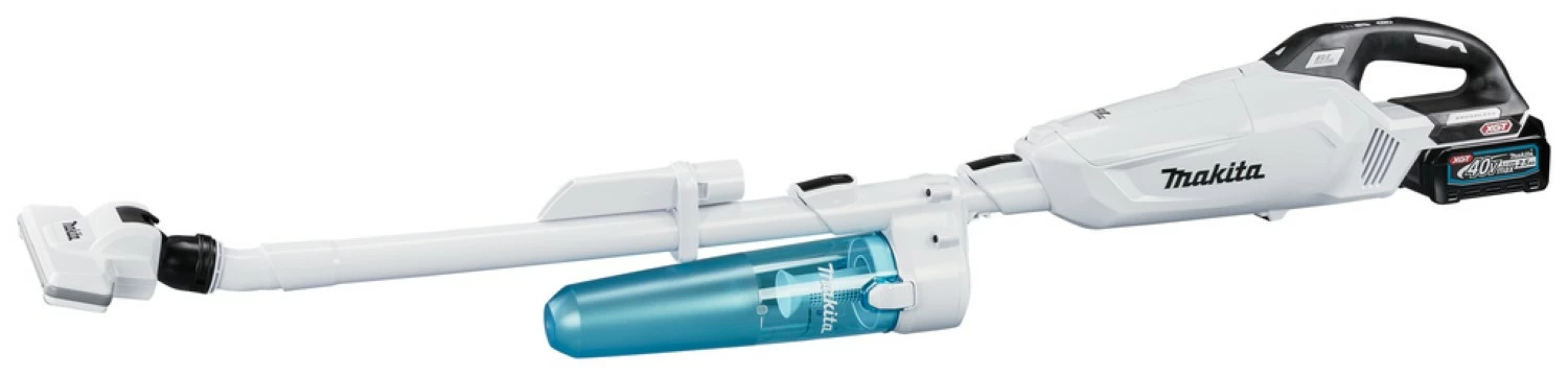 Makita CL002GD215 40V Max Li-Ion accu steelstofzuiger set (2x 2,5Ah) - Wit