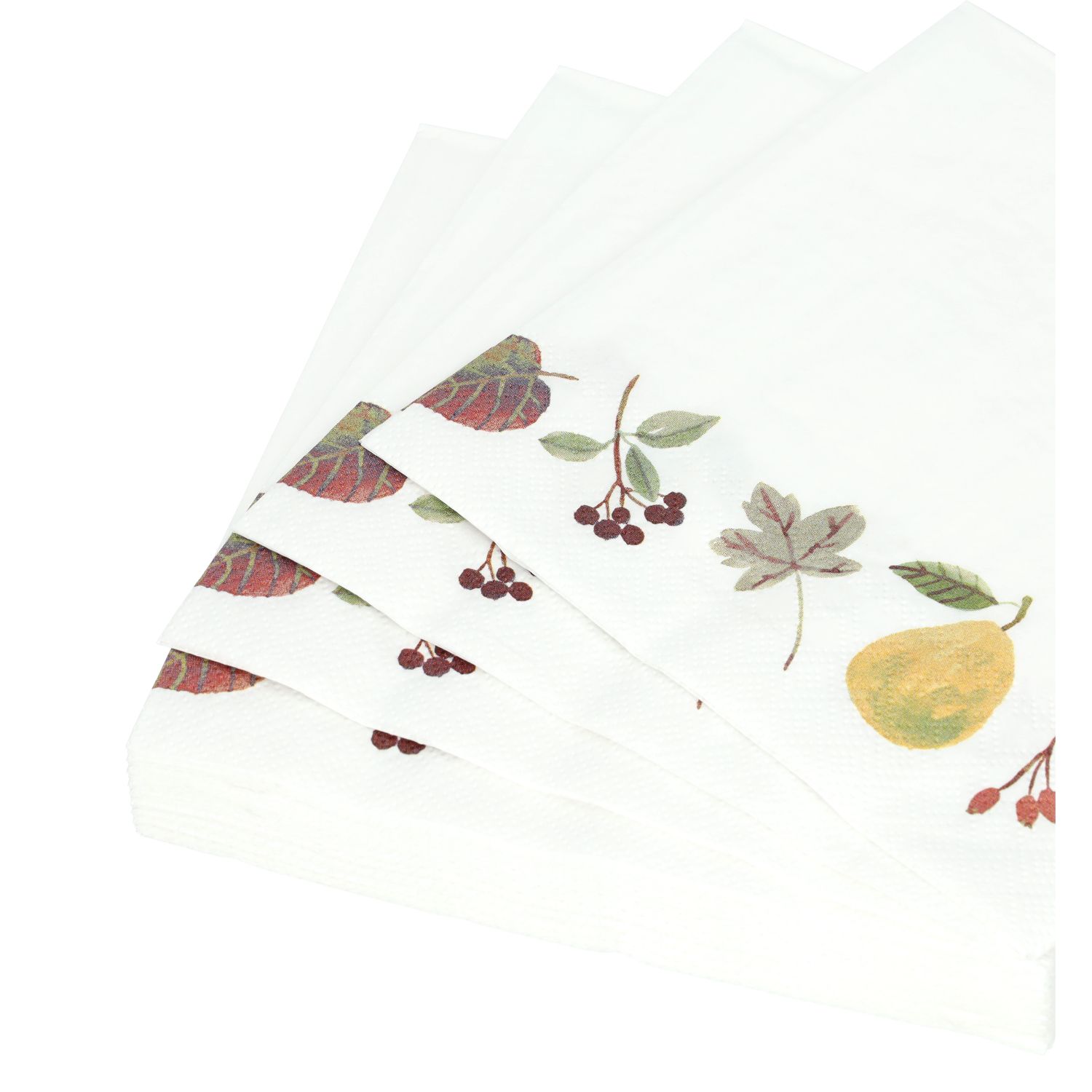 Servetten, papier, perenoogst, 33 x 33 cm,