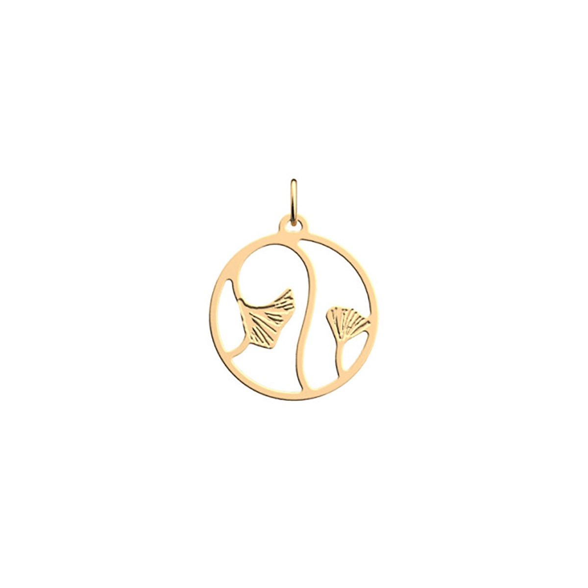 Pendentif Les Georgettes Flamenco doré 25mm