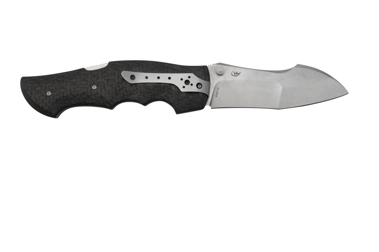 Viper Rhino 1, V5903FC, Stonewash Elmax, Carbonfiber zakmes, Fabrizio Silvestrelli design