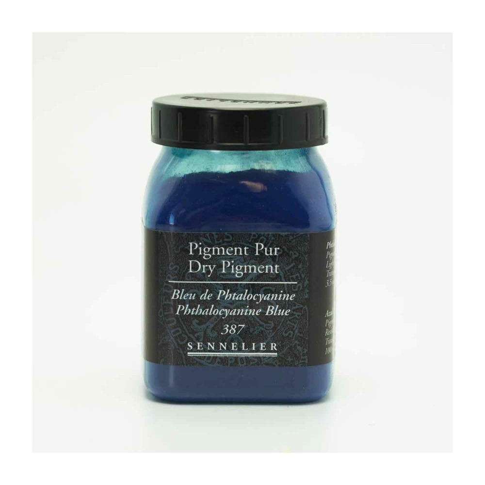 Pigment pour création de peinture - pot 100 g - bleu de phtalocyannine