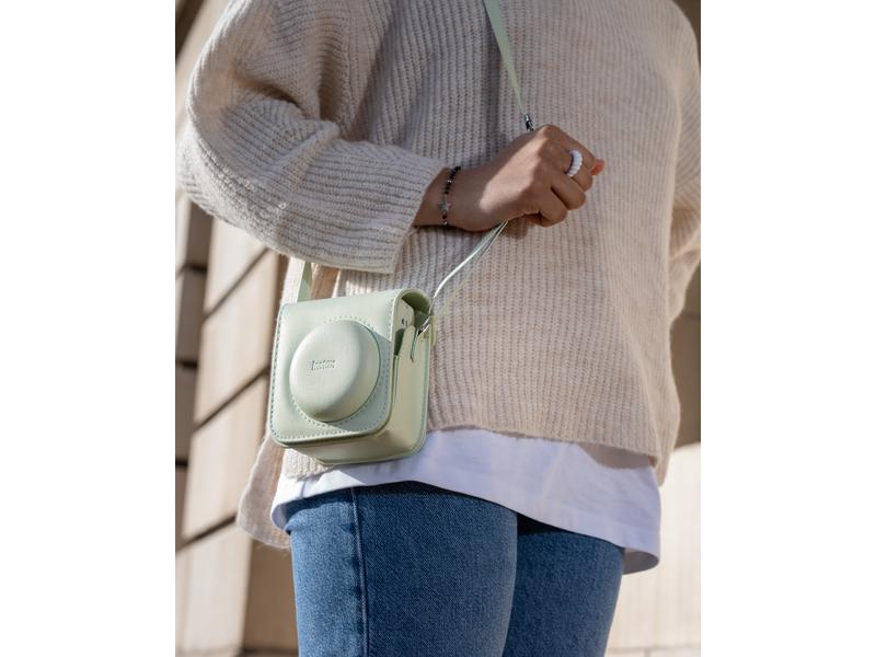 Fujifilm Kameratasche Instax Mini 12 Grün Kompakte Tasche für Instax Mini 12