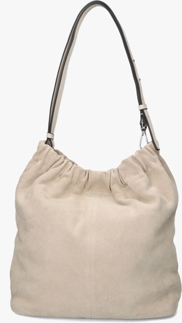 beige liebeskind schoudertas ruffle hobo m