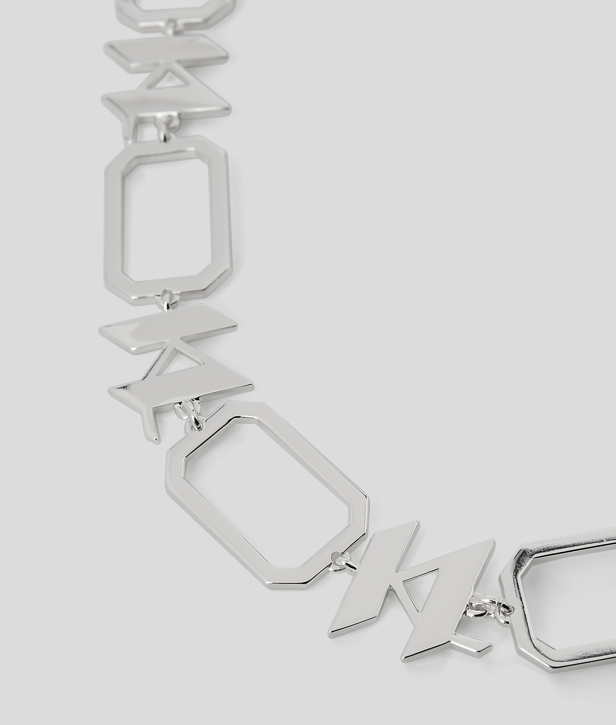 COLLIER CHAÎNE GÉOMÉTRIQUE K/MONOGRAM
