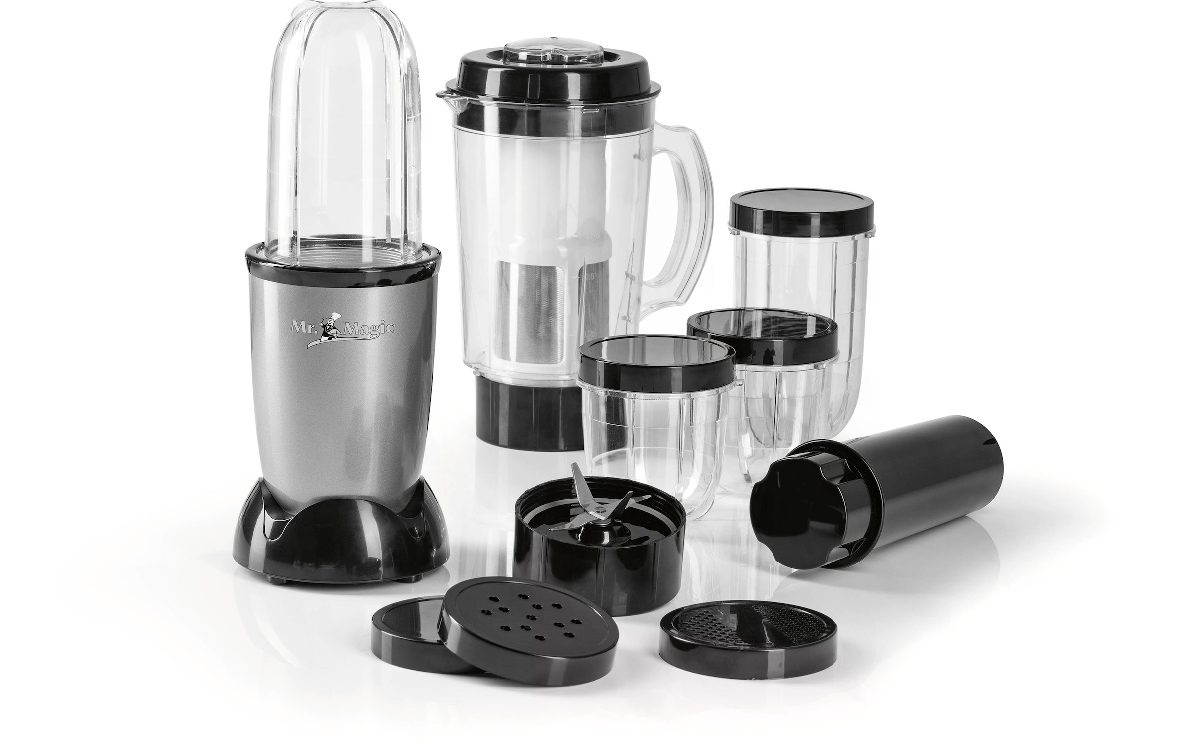 GOURMETmaxx Zerkleinerer »Nutrition Schwarz/Silber« 400 W