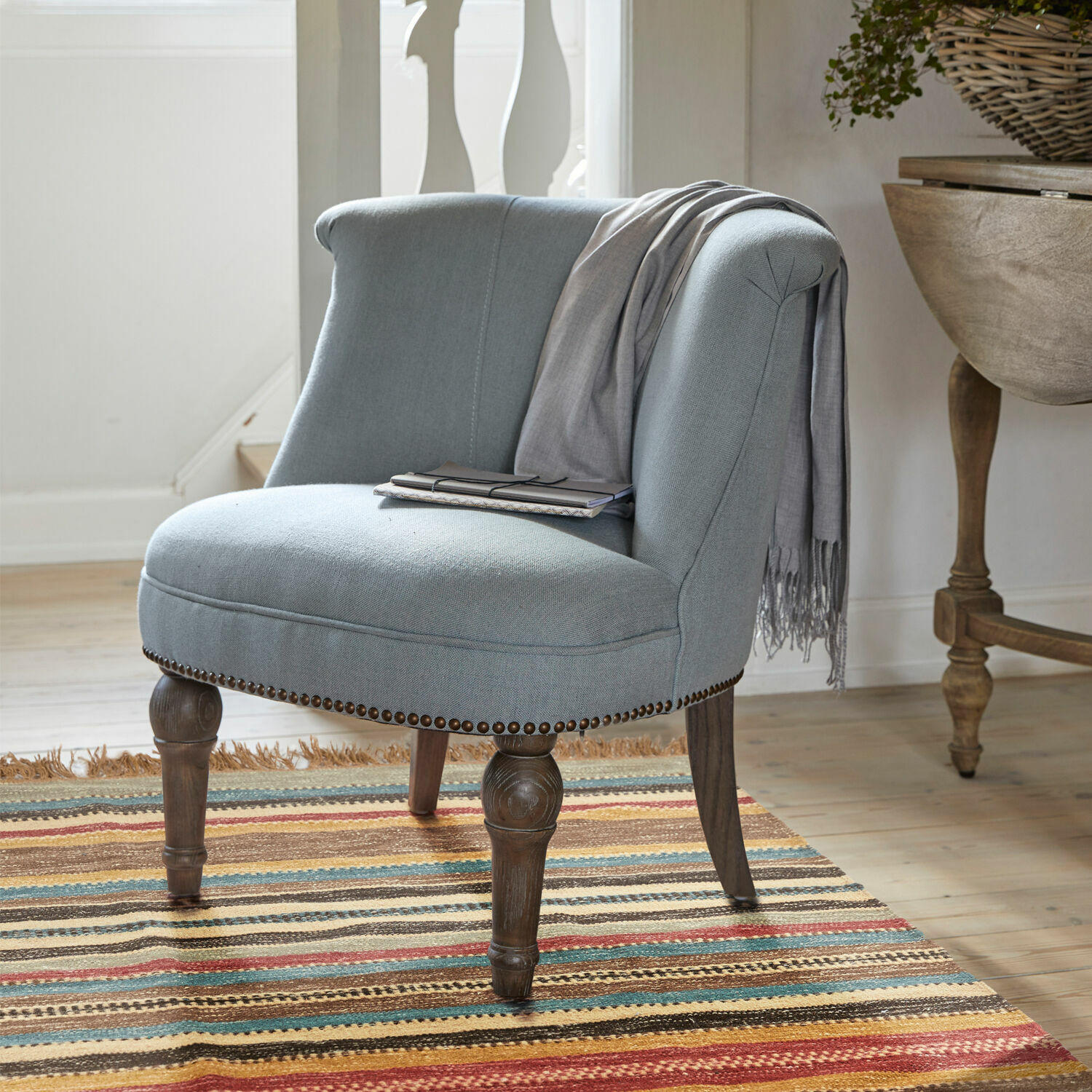 Sessel Francet blau/braun