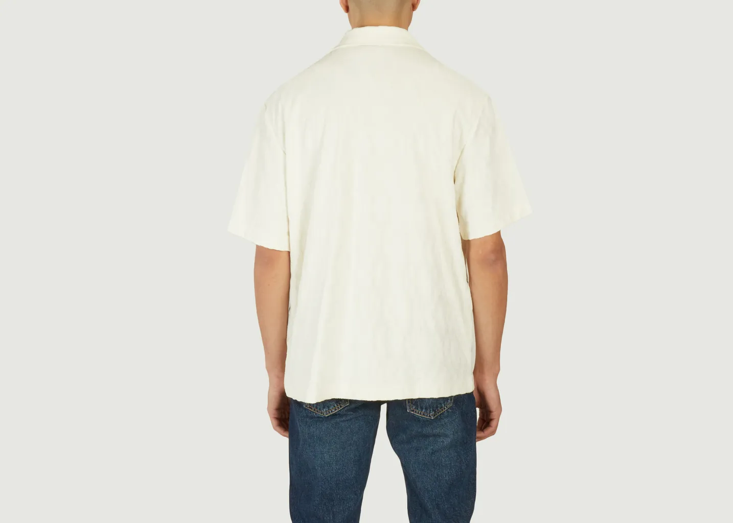 Chemisette jacquard texturé coupe relax Gant