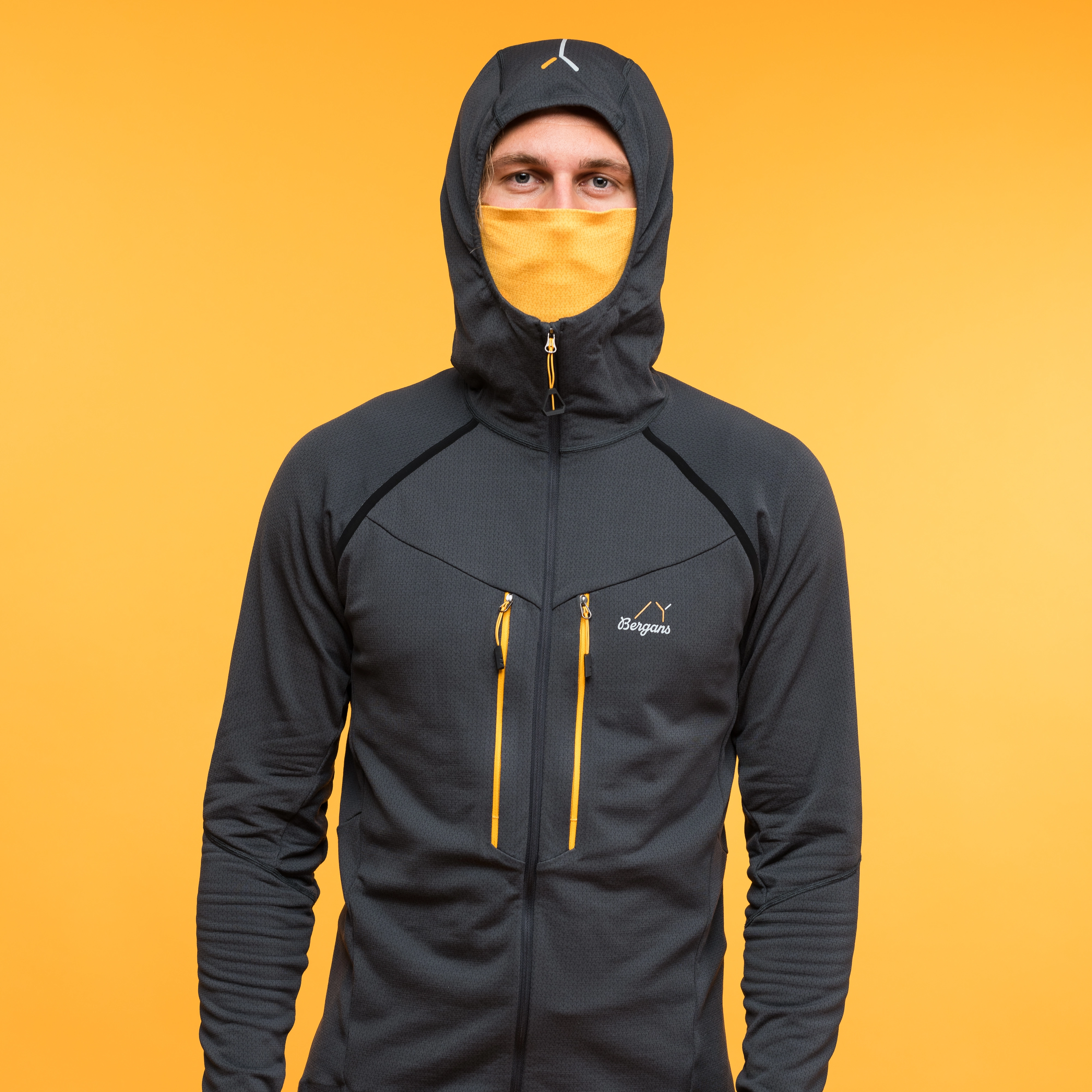 Y MountainLine Wooltech Midlayer Jacket Men Dark Shadow Grey