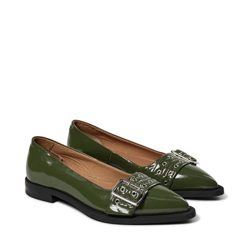 Pavement Saso Low Sko, Green Patent, 38