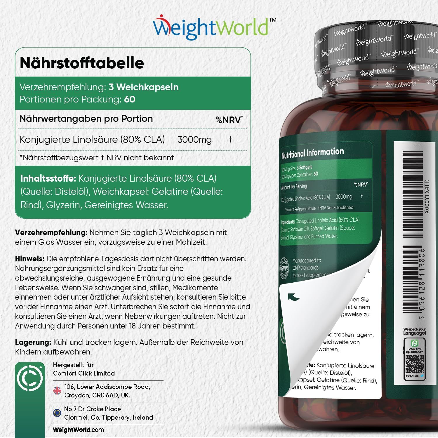 WeightWorld CLA Kapseln