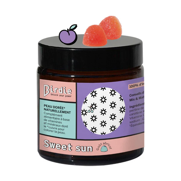Birdie Sweet Sun | Un Bronzage Doré Et Durable 30 Gummies