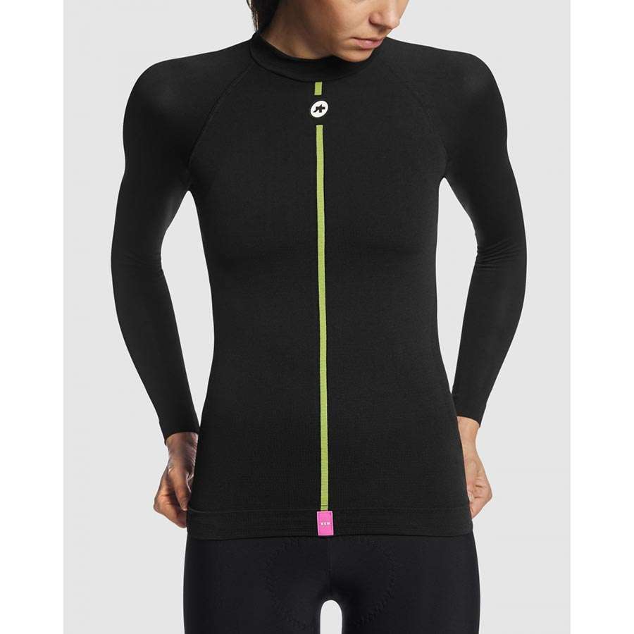 Assos Spring Fall Skin Layer Thermoshirt Lange Mouwen Zwart Dames