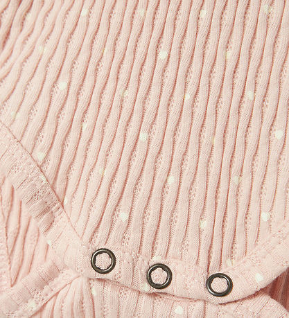 Lil' Atelier Body l/ä - Rib - NbfFiducia - Peach Peitsche