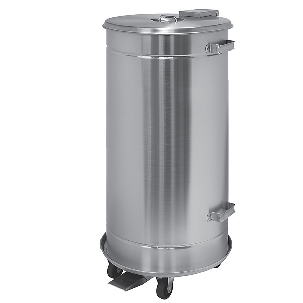 Conteneur mobile Stagno  à pédale étanche 90 litres
