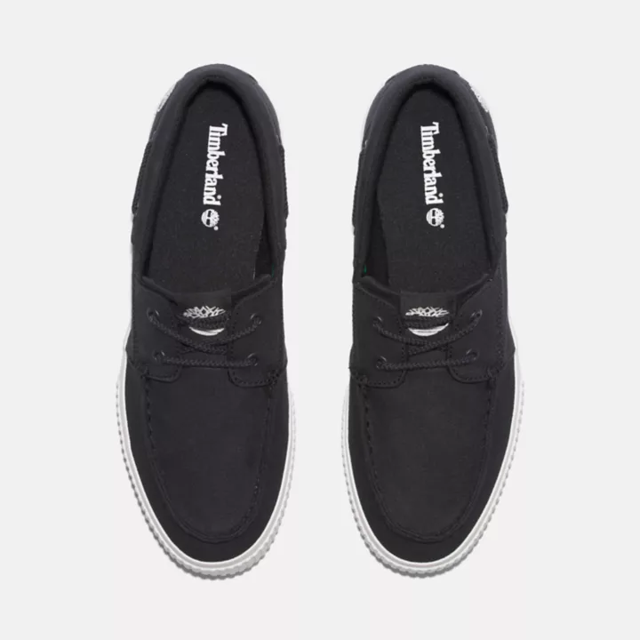 Basket basse à lacets pour homme en noir
