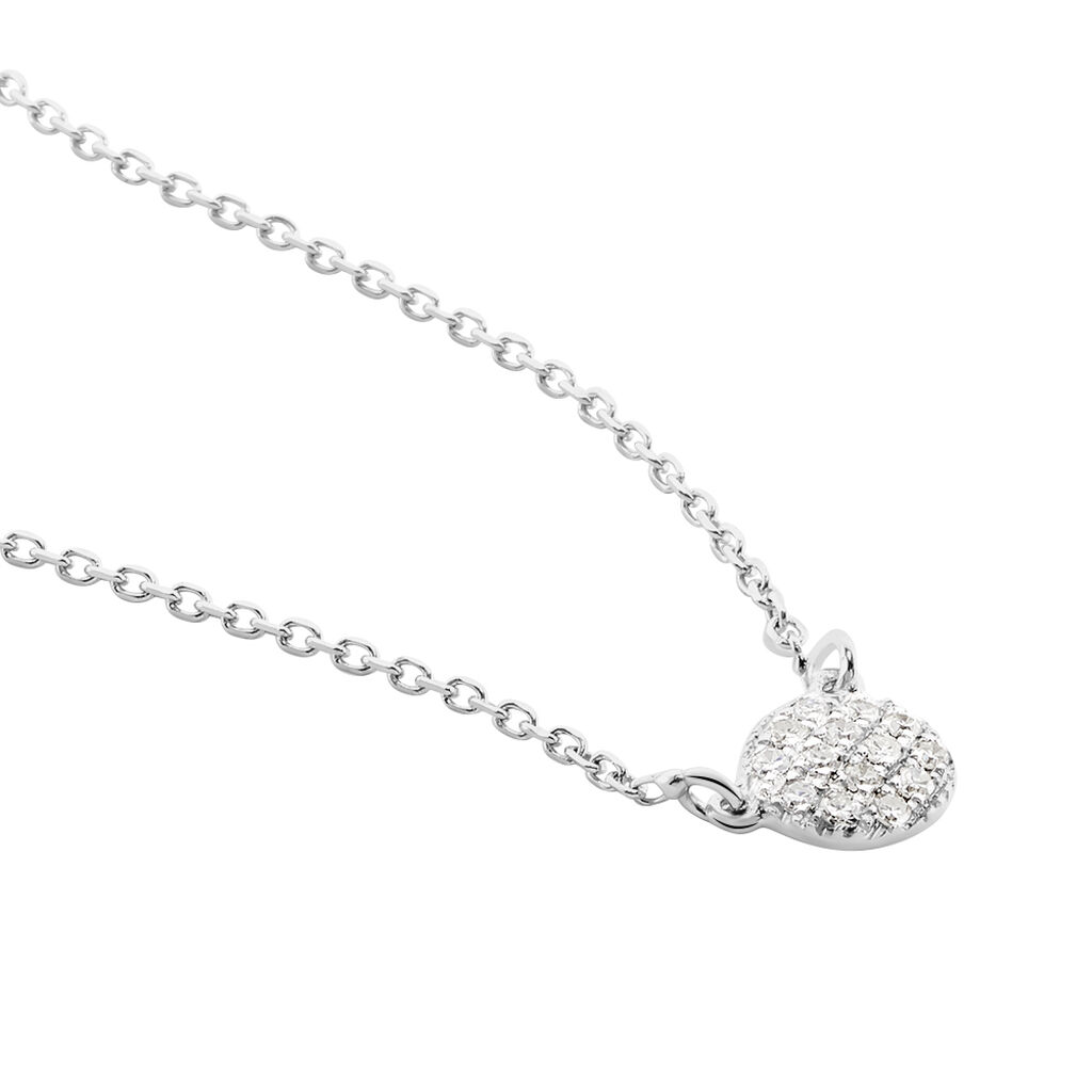 Collier Alias Or Blanc Diamant
