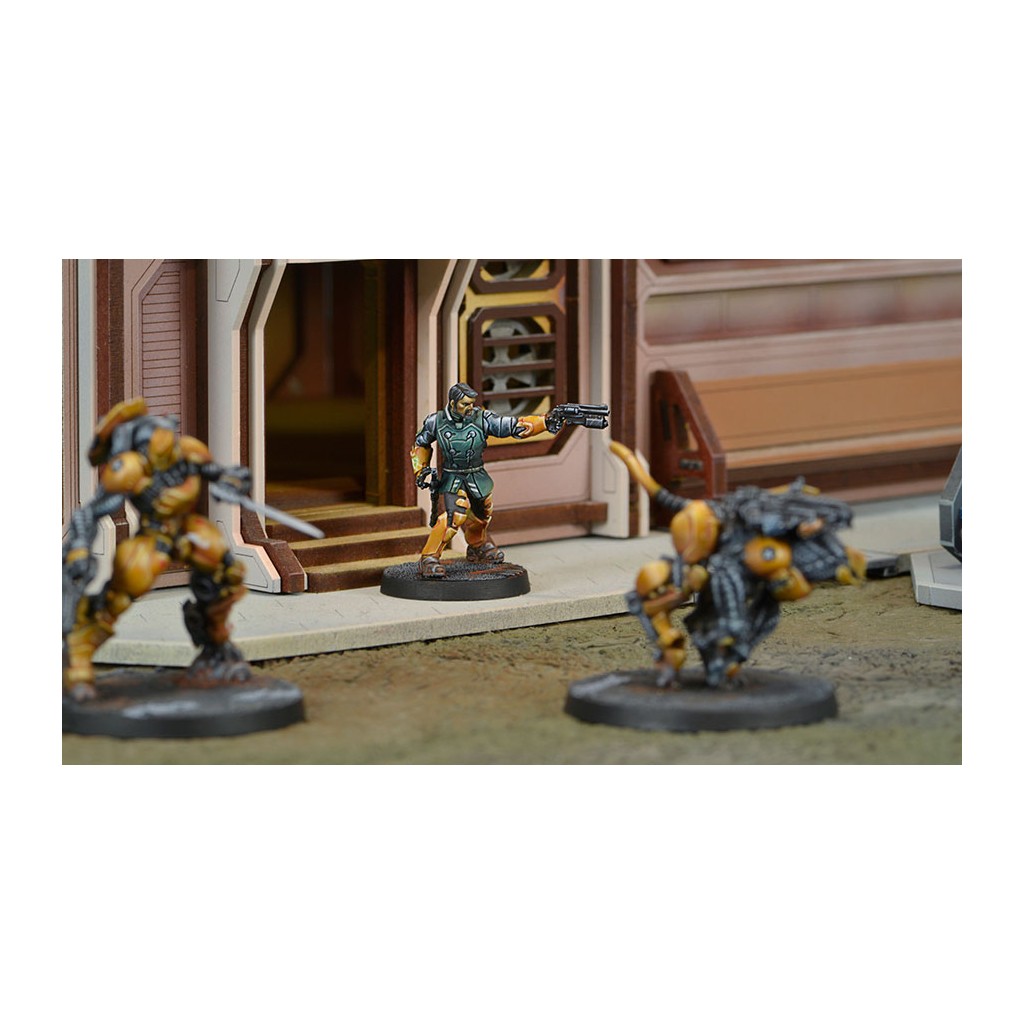 Infinity - Yu Jing - Kǎnrèn Counter-insurgency Group (Boarding Shotgun, Chain-Colt)