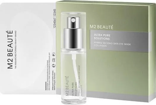 M2 Beauté Ultra Pure Solutions Hybrid Second Skin Eye Mask Collagen 30 ml
