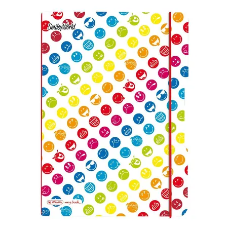 Herlitz Notizheft PP A4 flex SmileyWorld Rainbow