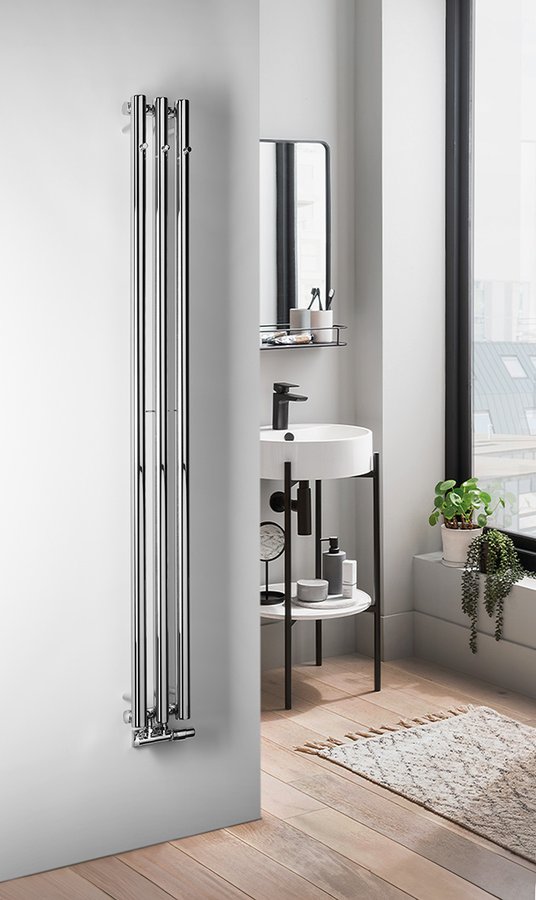 Sapho Pilon radiator 20x180cm chroom