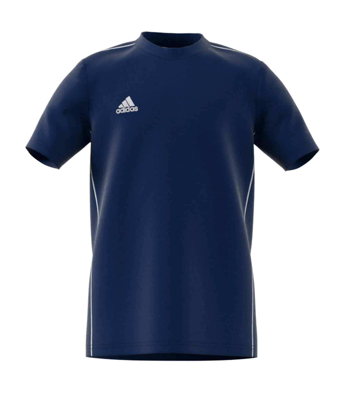 adidas Core 18 Tee T-Shirt Kids Blau Weiss