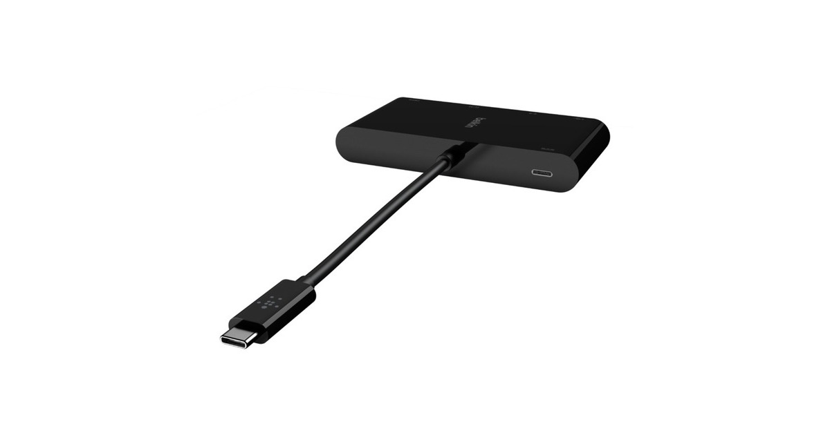 BelkinUSB-C Multimedia en oplaadadapter 100W  (Zwart)