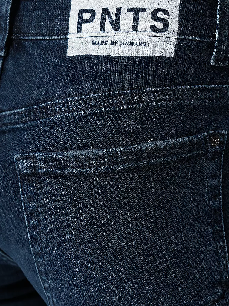 PNTS Jeans Flared Fit THE BOOTY blau