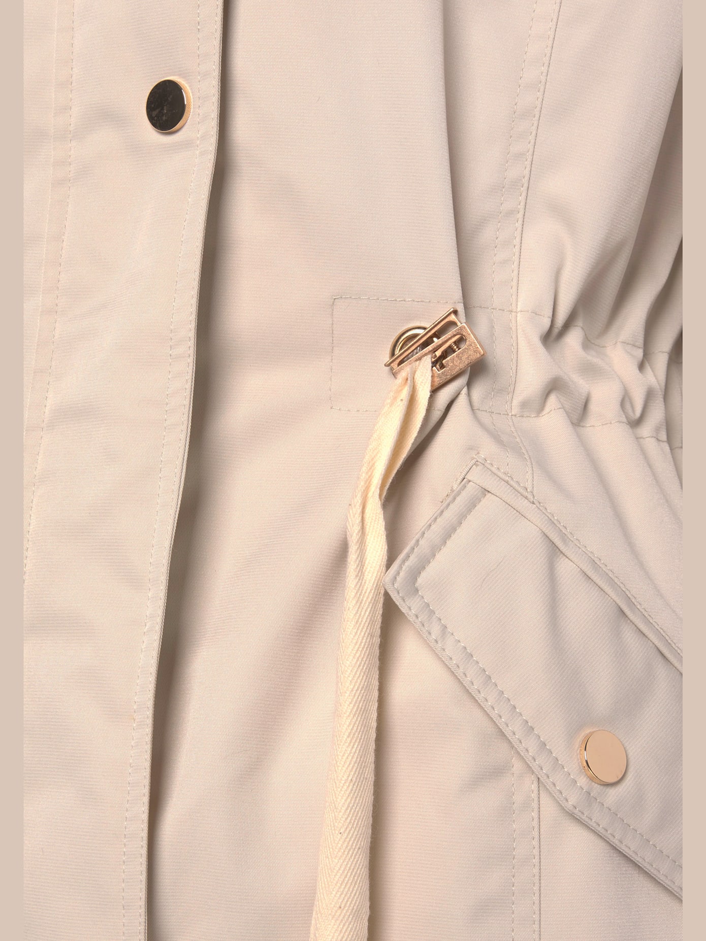Manteau de mi-saison en imitation fourrure