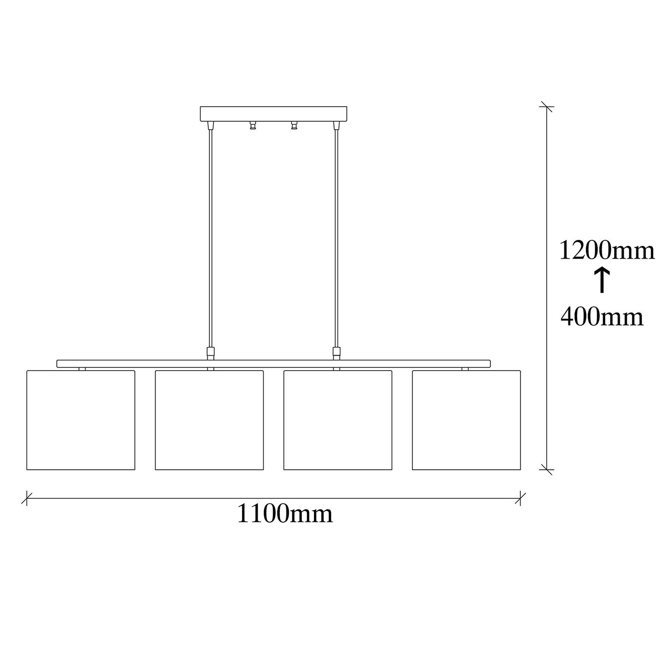Opviq Lustre Valiz multicolore - 110x25x120 cm