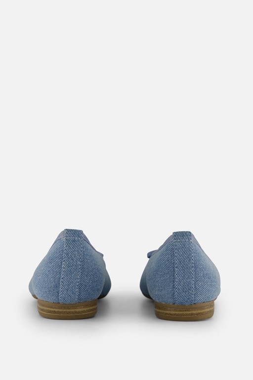 Marco Tozzi Instappers denim Textiel