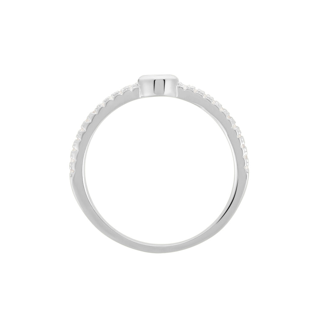 Bague Maryne Argent Blanc Oxyde De Zirconium