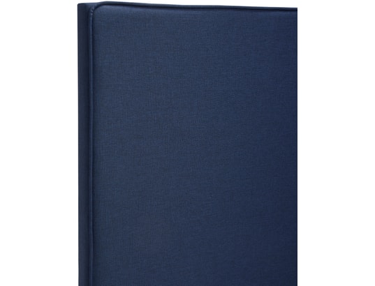 MERINOS - Tête de lit Melty chine bleu nuit 160cm (170cm finie)