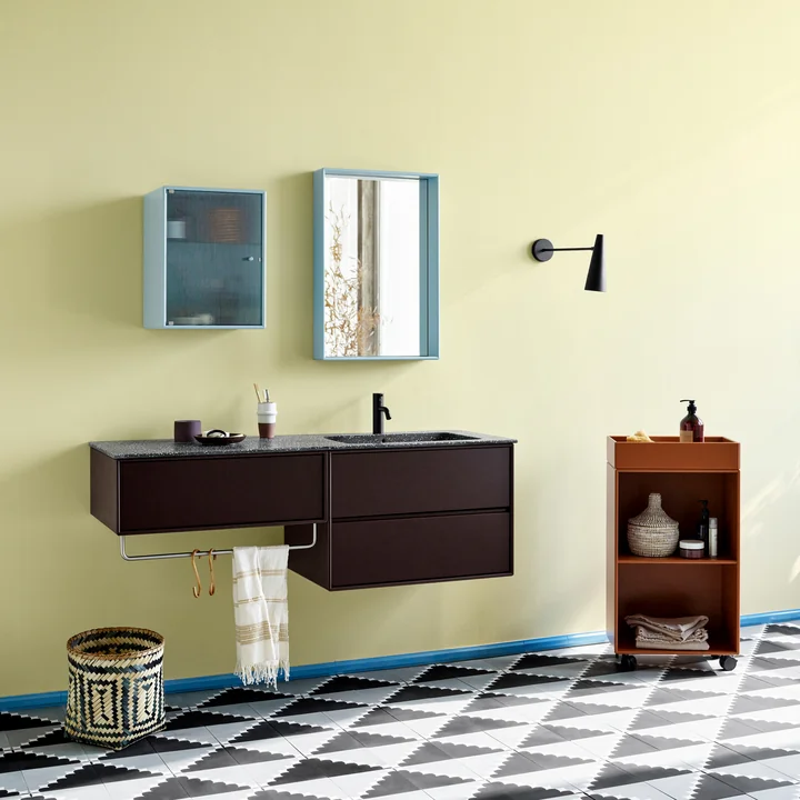 Montana - Ripple Badezimmerschrank, anthrazit