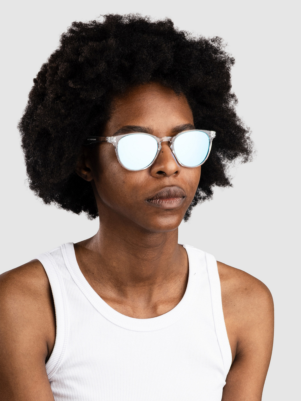 A Lost Cause View Clear Sunglasses clear