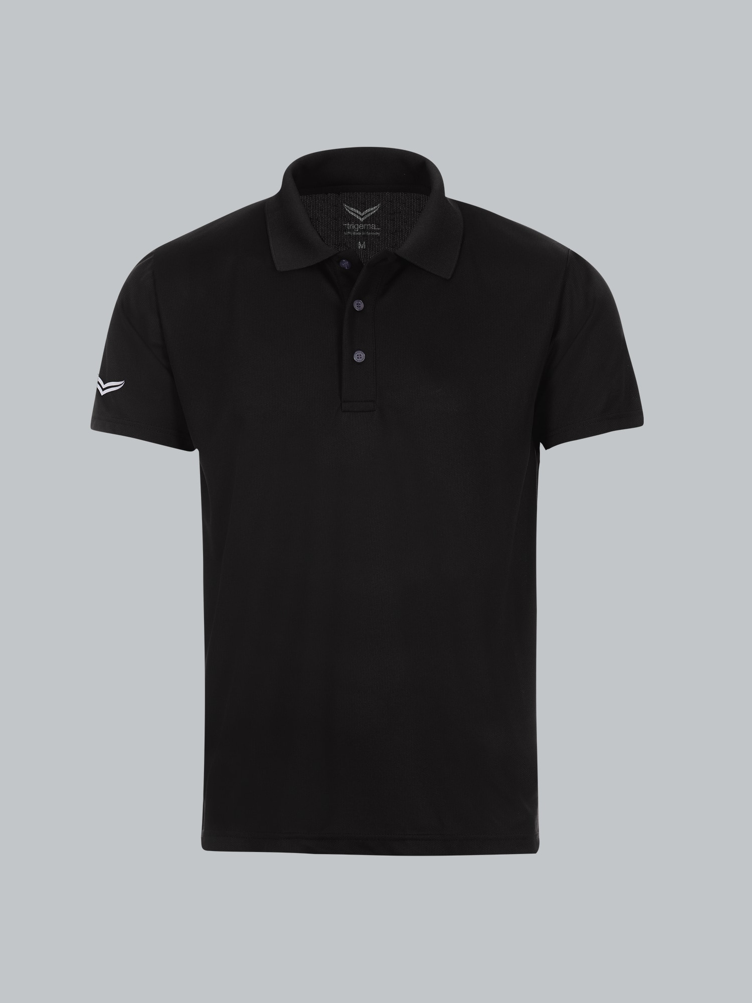 Klassisches Poloshirt COOLMAX® Schwarz