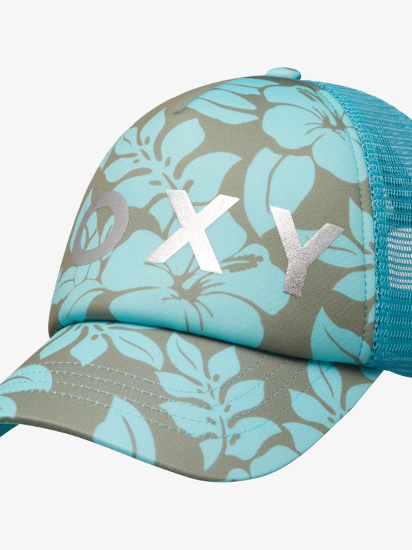 Honey Coconut Casquette trucker Vert Fille