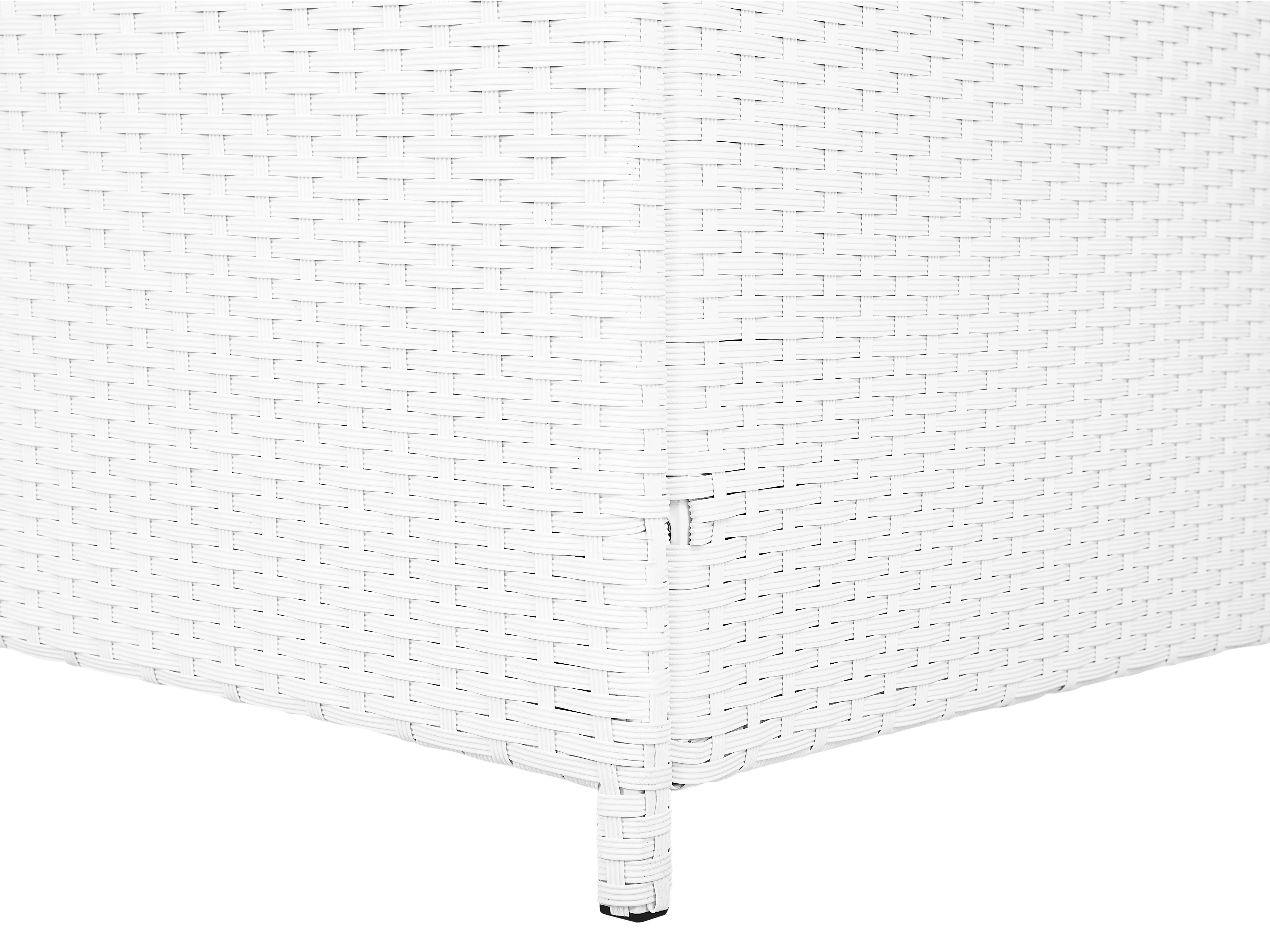 Kussenbox MODENA 158 cm 63 cm Wit