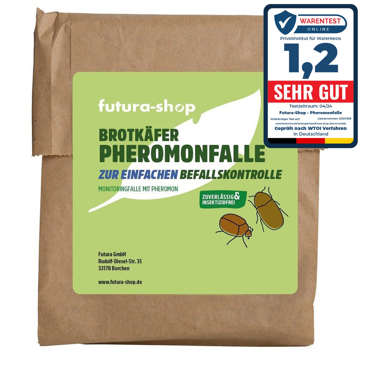 Broodkeverval, gifvrije feromoonval
