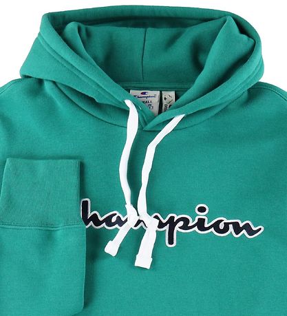 Champion Fashion Kapuzenpullover - Grün m. Logo