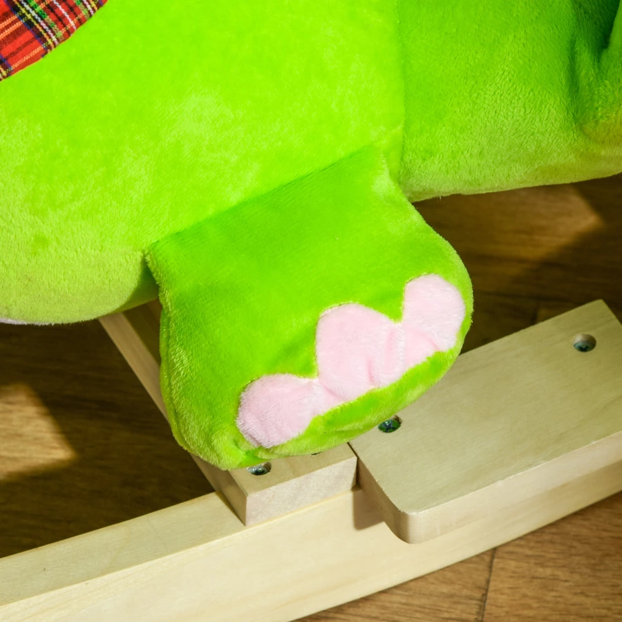 HOMCOM Schaukeltier als Drache grün