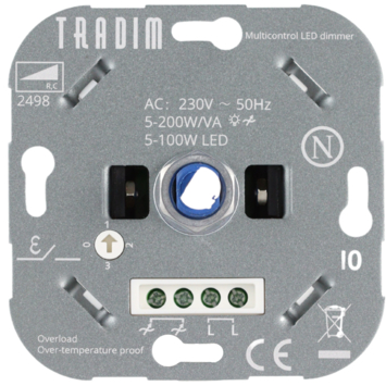 Tradim LED Multicontrol muurdimmer Duopack