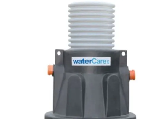 Fedtudskiller 2 l/s, 110mm - med integreret slamfang. Watercare