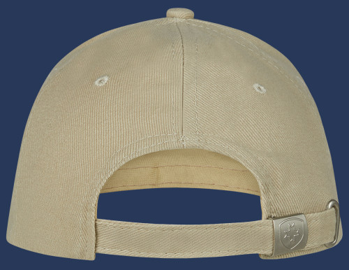 Baseball-Cap 01 Baumwolle, Beigemelange/Black/Yellow