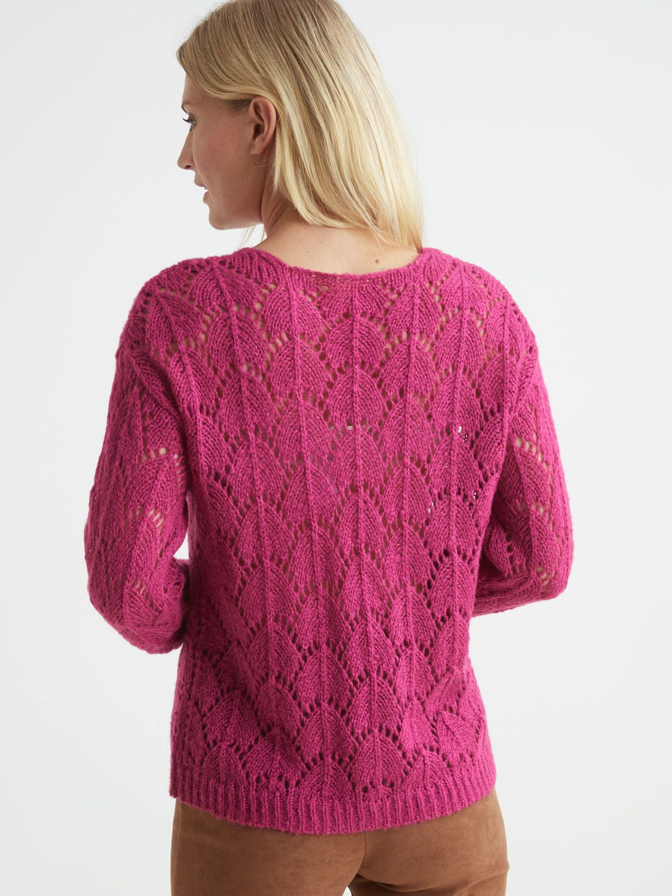 Pull avec mohair et laine