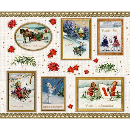 Coppenrath Verlag Stickerbuch - Nostalgische Weihnachtswelt (Behr)